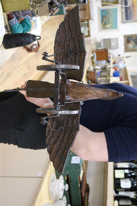 An American 1900/1890 automaton eagle